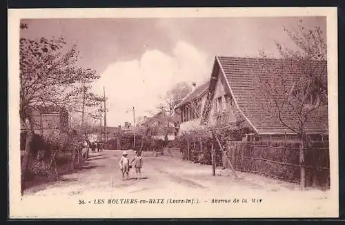 AK Les Moutiers-en-Retz, Avenue de la Mer