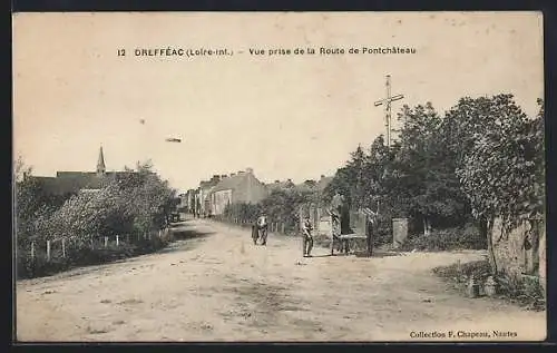 AK Drefféac, Vue prise de la Route de Pontchâteau