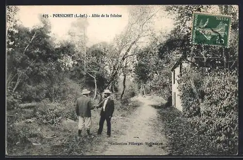 AK Pornichet, Allée de la falaise