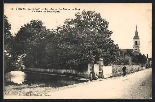 AK Derval, Arrivée par la Route de Sion, La Mare du Tourniquet