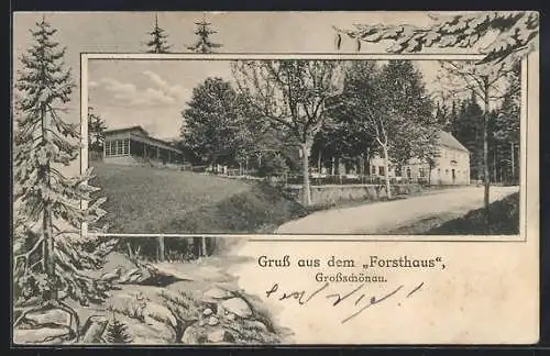 AK Grossschönau / Sachsen, Forsthaus