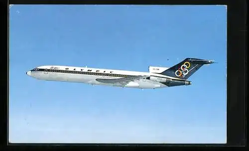 AK Olympick Airways, Boeing 727-200, Flugzeug am Himmel