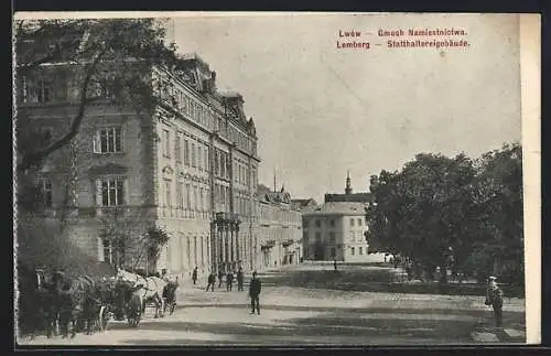 AK Lemberg, Partie am Statthaltereigebäude