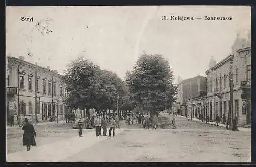 AK Stryi, Ul. Kolejowa-Bahnstrasse