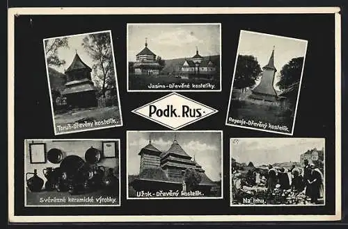 AK Jasina, Drevene kosteliky, Na trhu