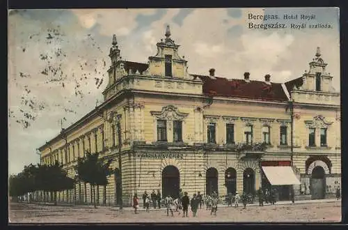 AK Beregszász / Beregsas, Hotel Royal / Royal Szalloda