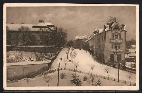 AK Uzhorod, Zupanat, posta, realka im Winter