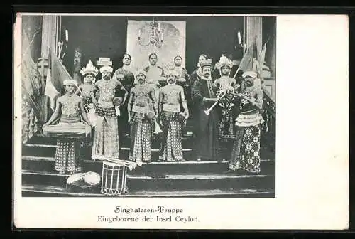 AK Singhalesen-Truppe, Eingeborene der Insel Ceylon