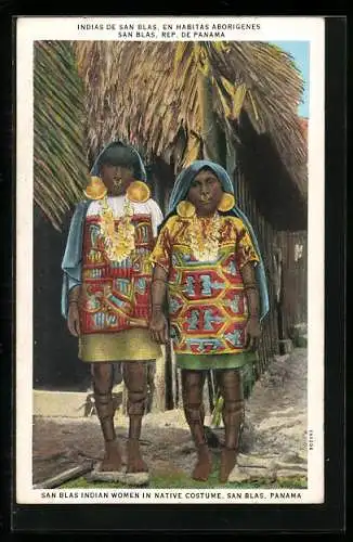 AK San Blas, Indian Woman in Native Costume, Indianerfrauen