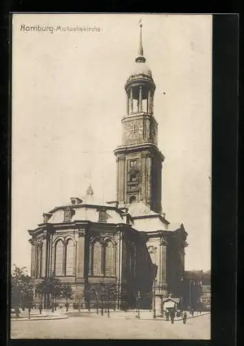 AK Hamburg-Neustadt, Blick auf die Michaeliskirche