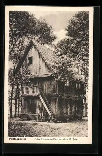 AK Fallingbostel, alte Treppenspeicher aus dem 17. Jahrhundert