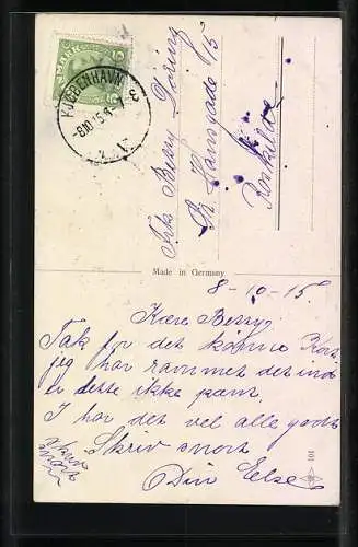 Künstler-AK Court Barber: Ready for the ride, Reiterin und Pferd