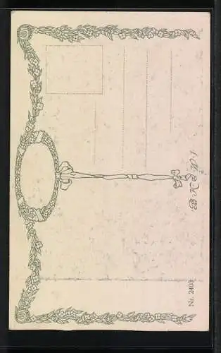 Künstler-AK sign. H. Wollner: Das Lied der Vergänglichkeit