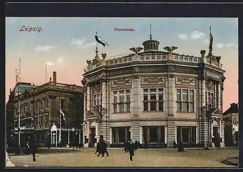 AK Leipzig, Restaurant Panorama, Rundbau