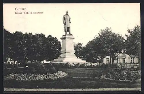 AK Demmin, Kaiser Wilhelm-Denkmal