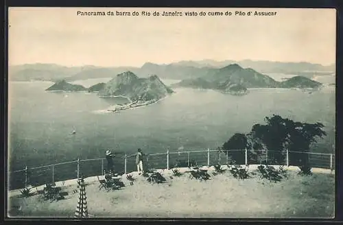 AK Rio de Janeiro, Panorama da barra, visto do cume do Pao d`Assucar