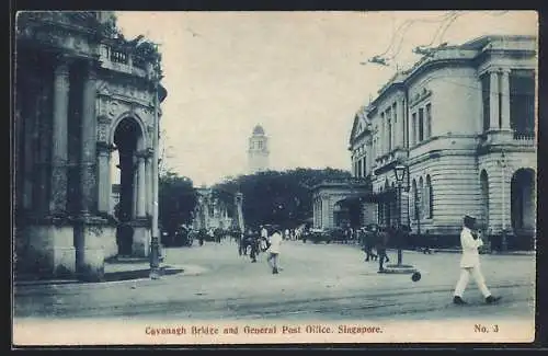 AK Singapore, Cavanagh Bridge and General Post Office