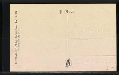 Künstler-AK Franz Jung-Ilsenheim: Festwagen mit Soldaten