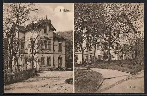 AK Reindlitz, Genesungsheim, I. Heim, II. Heim