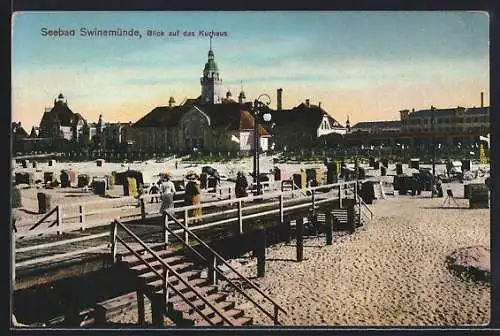 AK Swinemünde, Blick auf das Kurhaus