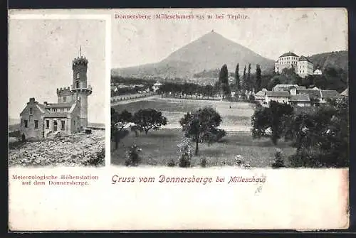 AK Milleschau, Meteorologische Höhenstation, Donnersberg