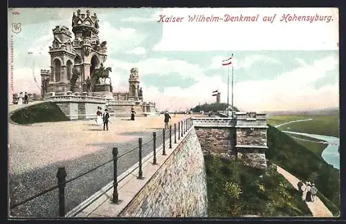 AK Hohensyburg, Kaiser Wilhelm-Denkmal
