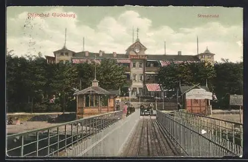 AK Glücksburg, Ostseebad, Strand-Hotel