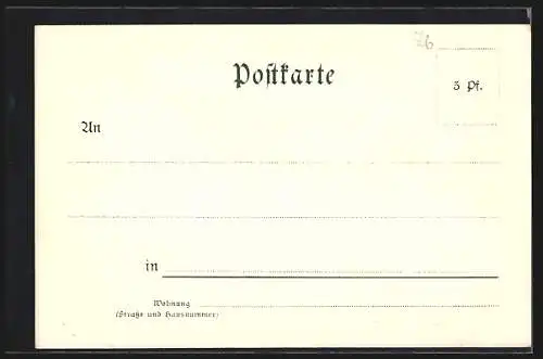 Künstler-AK Breitnau, Höllsteig-Sternen