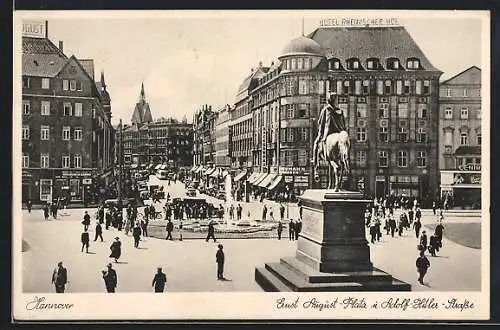 AK Hannover, Ernst August-Platz und Platz