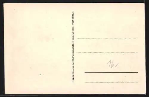 AK Hannover, Geschmückte Bahnhofstrasse während des 9. Dt. Sängerfestes 1924