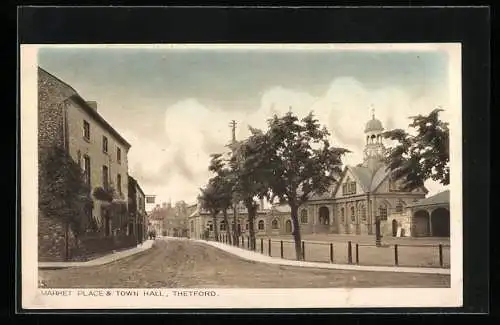 AK Thetford, Market Place & Town Hall