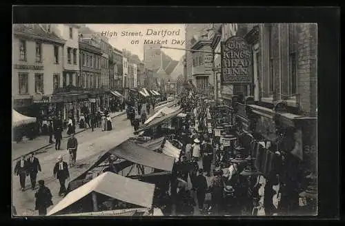 AK Dartford, High Street on Market Day