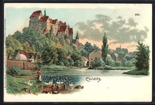 Lithographie Colditz, Panorama