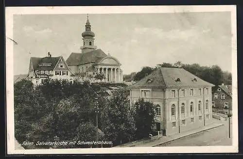 AK Aalen, Salvatorkirche mit Schwesternhaus