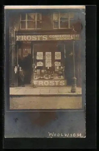 AK Woolwich, 38 Powis Street, Frost`s Confectionery Work