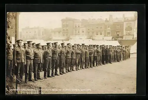 AK London, Canadian Coronation Contingents Duke of Yorks School