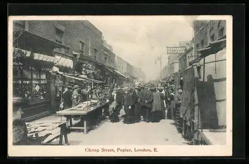 AK London, Chrisp Street, Poplar, Oxenham & Co. Drapers