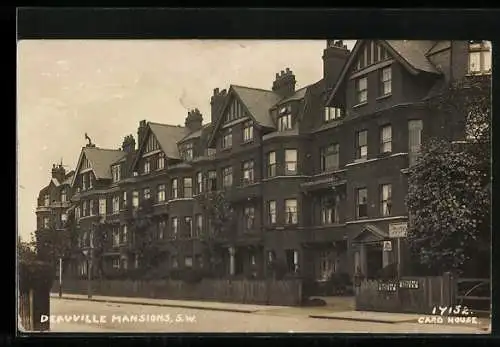 AK Clapham, Deauville Mansions, S. W.