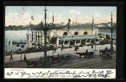 AK Hamburg-Neustadt, Alsterpavillon