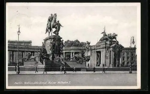 AK Berlin, Nationaldenkmal Kaiser Wilhelm I.