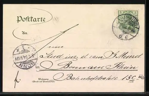 AK Hamburg-Neustadt, Jungfernstieg