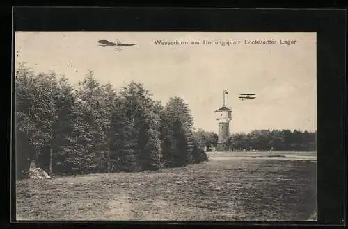 AK Lockstedt / Holst., Wasserturm am Übungsplatz Lockstedter Lager