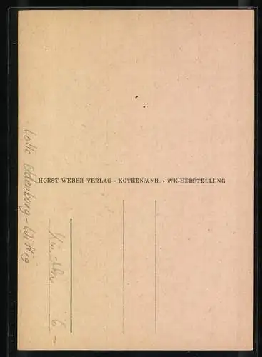 Künstler-AK sign. Lotte Oldenburg-Wittig: Mädchen mit blonden Zöpfen