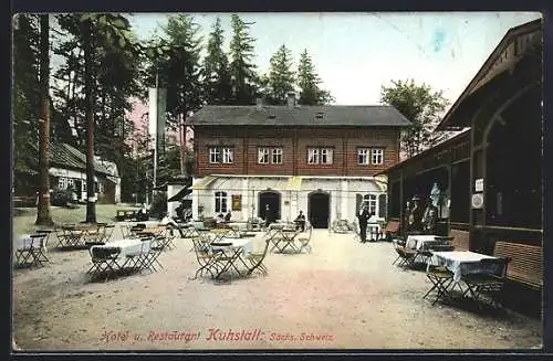 AK Bad Schandau /Sächs. Schweiz, Hotel und Restaurant Kuhstall