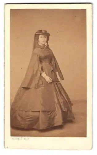 Fotografie de Franck, Paris, Portrait Mary Russell, Duchess of Bedford und Ornithologin