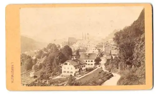 Fotografie L. Hardtmuth, Salzburg, Ansicht Berchtesgaden, Panorama mit Watzmann