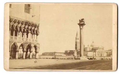 Fotografie Carlo Naya, Venezia, Ansicht Venedig - Venezia, Dogenpalast & Markusplatz