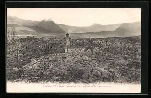 AK La Réunion, Laves et scories du Volcan