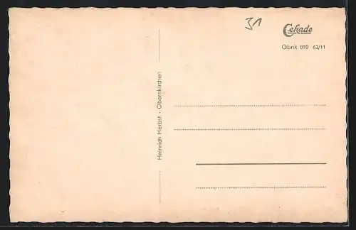 AK Obernkirchen, Strassenpartie mit Geschäften