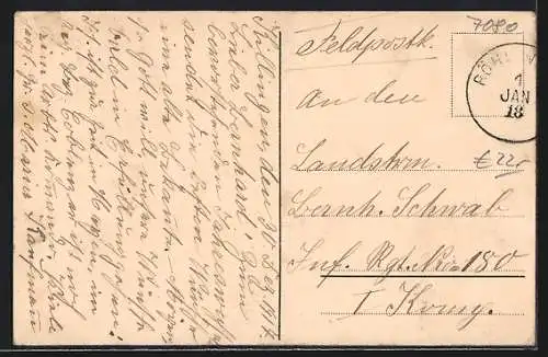 AK Aalen, Totalansicht mit Feldern aus der Vogelschau